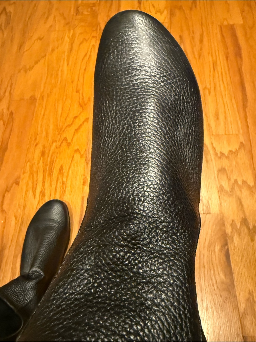 Arche Black Leather Rear-Zip Ankle Booties - Picture 4 of 10
